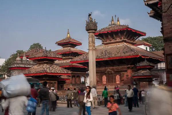 Kathmandu Nepal Circa Οκτωβριοσ 2013 Πλατεία Durbar Στο Κατμαντού Περίπου — Φωτογραφία Αρχείου