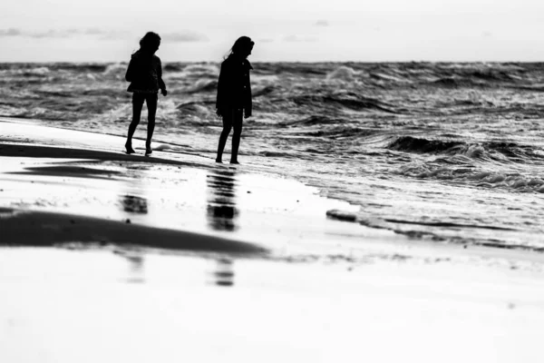 Stock image View of the beach in Niechorze in Poland circa August 2021 in Niechorze.