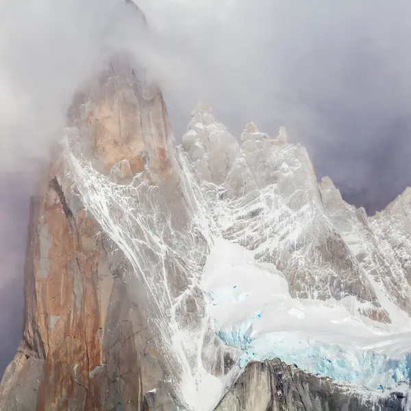 Fitz Roy Mount Los Glaciares Nationalpark Chalten Patagonien Argentina — Stockfoto