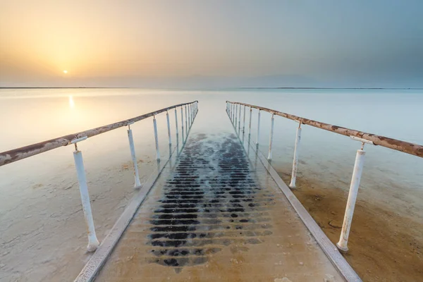 Hermosa Vista Del Mar Muerto Israel — Foto de Stock