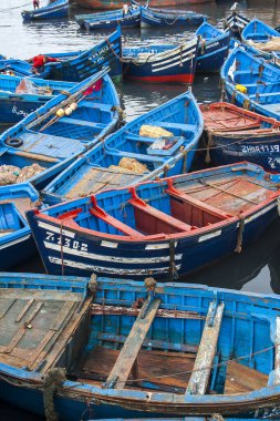 ESSAOUIRA, MOROCCO - CIRCA EPTEMBER 2014: Essaouira Limanı Eylül 2014 Essaouira.