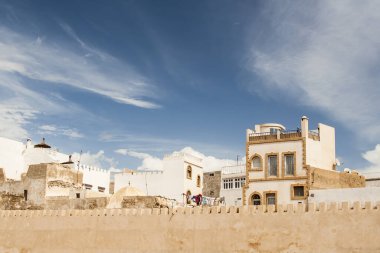 ESSAOUIRA, MOROCCO - CIRCA EPTEMBER 2014: Essaouira kasabası, Eylül 2014, Essaouira.