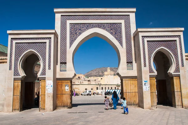 Fes Maroc Circa Septembre 2014 Bab Rcif Gate Old Medina — Photo