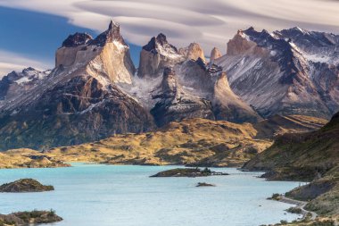 Torres Del Paine Ulusal Parkı, Şili.
