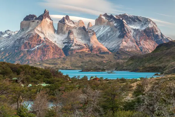 Utsikt Över Torres Del Paine Nationalpark Chile — Stockfoto