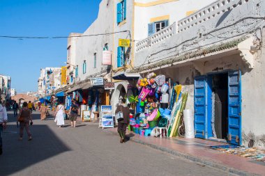 ESSAOUIRA, MOROCCO - CIRCA EPTEMBER 2014: Essaouira kasabası, Eylül 2014, Essaouira.