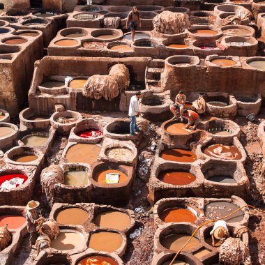 FES, MoroCCO - CRCA EPTESİ 2014: Fe 'deki eski Medine' ye bakış