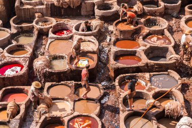 FES, MoroCCO - CRCA EPTESİ 2014: Fe 'deki eski Medine' ye bakış