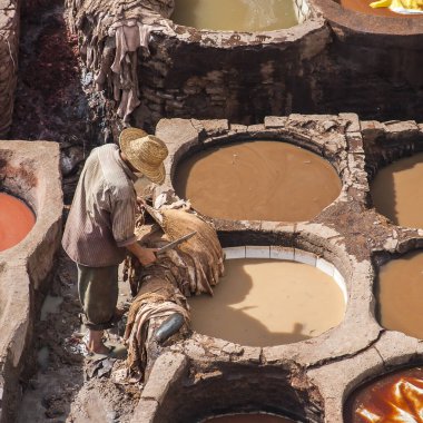 FES, MoroCCO - CRCA EPTESİ 2014: Fe 'deki eski Medine' ye bakış