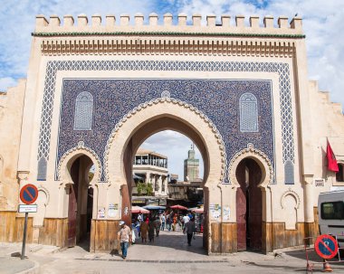 FES, MoroCCO - CRCA EPTESİ 2014: Fe 'deki eski Medine' ye bakış