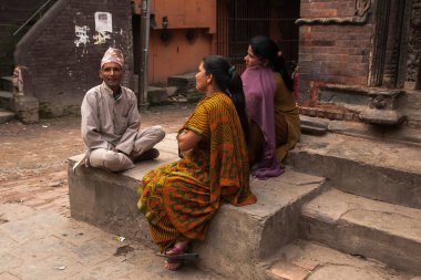 Kathmand sokaklarında sosyal hayat