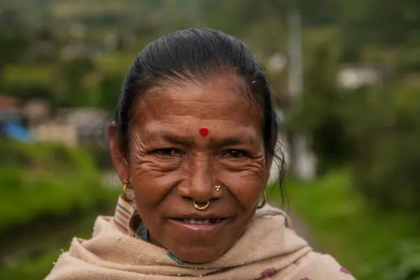 2013年10月左右在Jiri的喜马拉雅山Jiri村居民 — 图库照片