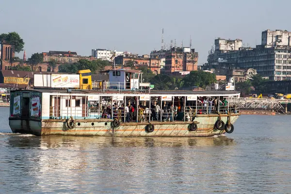Calcutta India Circa November 2013 Ferry River Kolkata Circa November — Stock Photo, Image