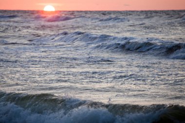 Niechorze 'daki Polonya Baltık Denizi manzarası güzel..