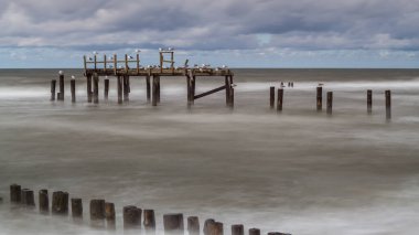 Uniescie 'deki Polonya Baltık Denizi manzarası güzelmiş..