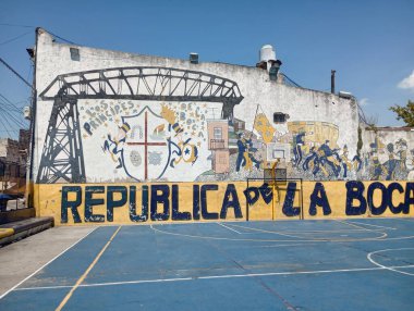 BUENOS AIRES, ARGENTINA - CIRCA MARCH 2023: Buenos Aires 'in hareketli caddeleri, Arjantin' in başkenti, Mart 2023 Buenos Aires.