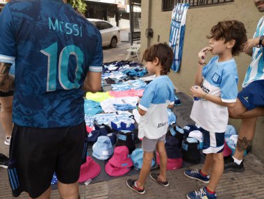 BUENOS AIRES, ARGENTINA - CIRCA MARCH 2023: Racing Club de Avellaned hayranları