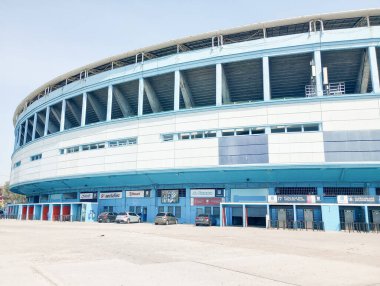 BUENOS AIRES, ARGENTINA - CIRCA MARCH 2023: Buenos Aires 'teki Racing Club de Avellaneda futbol stadyumunun görüntüsü.