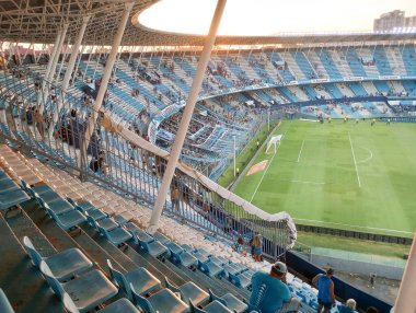 BUENOS AIRES, ARGENTINA - CIRCA MARCH 2023: Racing Club de Avellaned hayranları