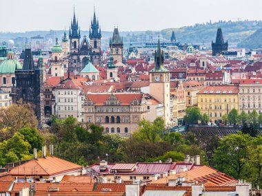 PRAG, CZECH REPUBLIC - CIRCA MAYIS 2017: Çek Cumhuriyeti 'nin başkenti Prag şehri Mayıs 2017.