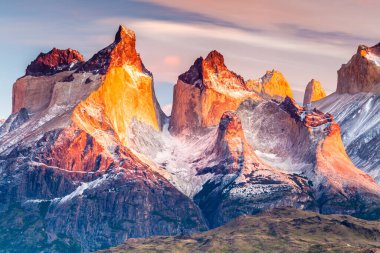 Torres Del Paine Ulusal Parkı, Şili.