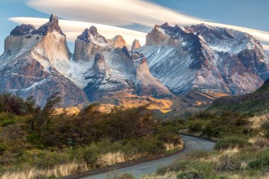 Torres Del Paine Ulusal Parkı, Şili.