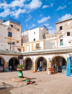 ESSAOUIRA, MOROCCO - CIRCA EPTEMBER 2014: Essaouira kasabası, Eylül 2014, Essaouira.
