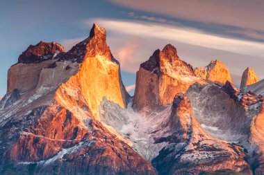 Torres Del Paine Ulusal Parkı, Şili.
