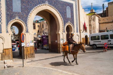 FES, MoroCCO - CRCA EPTESİ 2014: Fe 'deki eski Medine' ye bakış