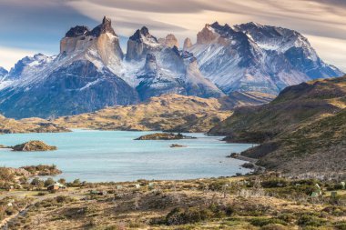 Torres Del Paine Ulusal Parkı, Şili.
