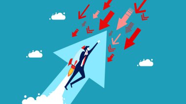 Akıntıya karşı. İş adamları engelleri aşmak için roketlerle uçuyor