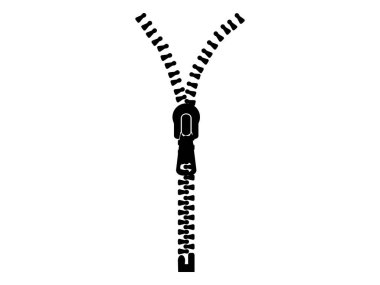 Fermuarı açıyorum. İleti açıklaması veya keşif kavramı boş beyaz arkaplan vektörüne izole edildi