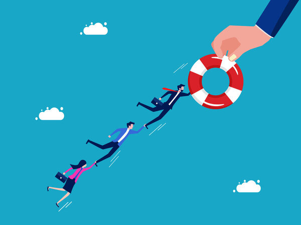 Бизнес-помощь. Работникам-предпринимателям помогает вектор топ-менеджеров