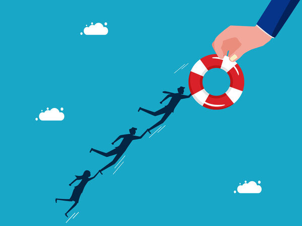 Бизнес-помощь. Работникам-предпринимателям помогает вектор топ-менеджеров