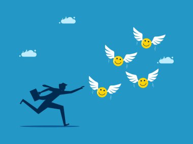 Kovalayan adam iyimser bir ruh hali taşıyıcısını yakalıyor.