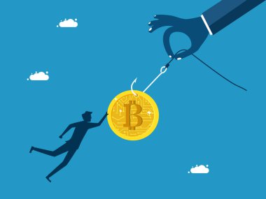 Dijital para dolandırıcılığı. Bitcoin vektörünün işadamı kurbanı