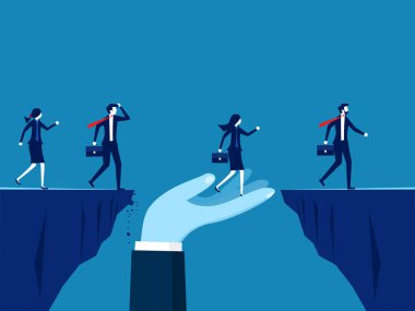 Danışmanlık ya da öğretmenlik. Büyük eller iş adamlarının engelleri aşmasına yardım eder.