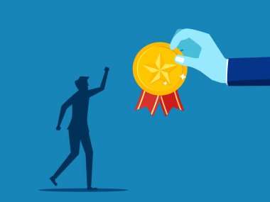 En iyi ofis çalışanlarına veya uzman vektörlerine ödül verin