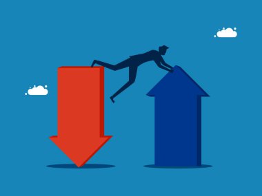 Yatırım dengesizliği. Yatırımcılar yukarı ve aşağı ok vektörü arasında karar vermeye çalışıyorlar