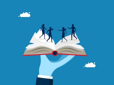 İş el kitabı. İş adamları ve yeni çalışanlar için kılavuz Vektör