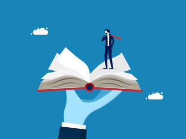 İş el kitabı. İş adamları ve yeni çalışanlar için kılavuz Vektör