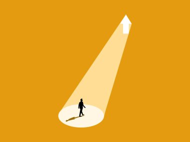 Fırsat iş büyümesini sağlar. İş adamı büyüme penceresiyle tanışır. vektör