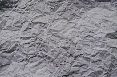 beyaz kağıt dokusu. Buruşmuş geri dönüşümlü arkaplan