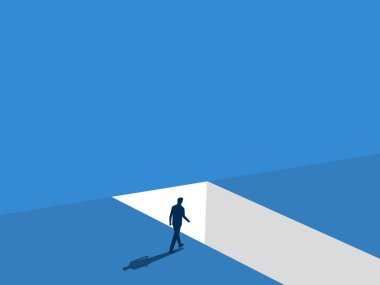 Meydan okuma, Risk, İşadamı engeller boşluğuna yürür