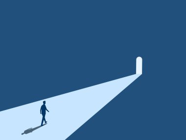 Kariyer Fırsatı, Yeni bir yol bul, İş Adamı Kapıya Yürüyor