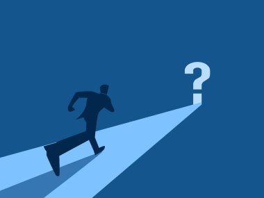 Gizem, iş adamı kapı simgesine koşuyor.