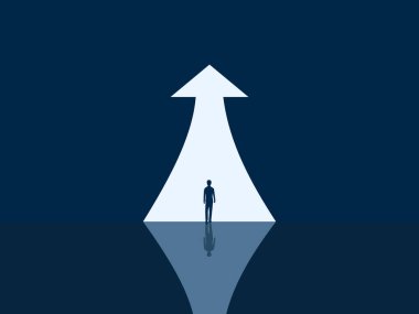 Success, Businessmen Entering the Growth Gate