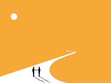 Joint Investment, Two Businessmen Decide to Collaborate on a Business Path