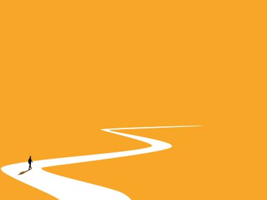 Long road, Business and investment concept