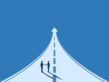 İki işadamı el sıkıştı ve aynı yolda yürümeye karar verdi.